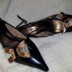 J Renee' Cheetah Print slingback heel